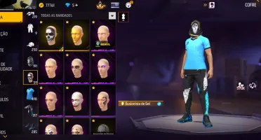 Conta nível 72, 11k de like, barbinha, sombra roxa