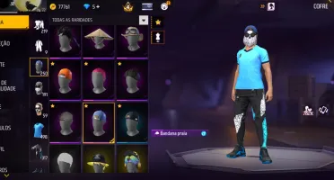 Conta nível 72, 11k de like, barbinha, sombra roxa