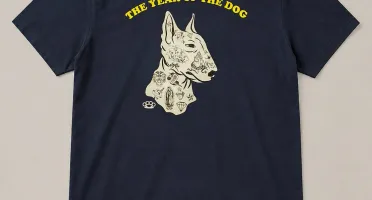 Camiseta Azul Marinho Bull Terrier