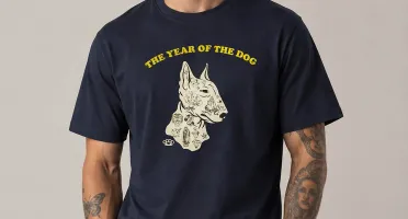 Camiseta Azul Marinho Bull Terrier
