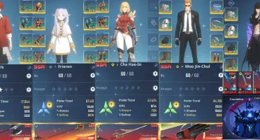 V>Conta Solo Leveling: Arise+Level 60 + 716Tiros+70KCristais