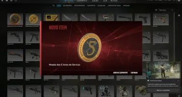 Conta Steam Cs2 free sem prime Com Medalha de 5 Anos