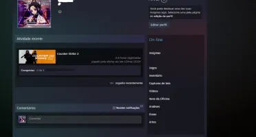 Conta Steam Cs2 free sem prime Com Medalha de 5 Anos
