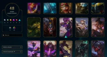 Conta Lol Platina, 13 Skins, 1 Mítica, Honra 5, Lvl 39