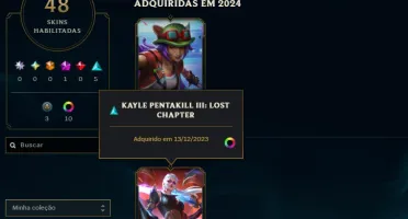 Conta Lol Platina, 13 Skins, 1 Mítica, Honra 5, Lvl 39