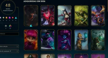 Conta Lol Platina, 13 Skins, 1 Mítica, Honra 5, Lvl 39