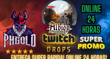 Twitch Drops - Albion Online - Vários Drops diferentes - Onl