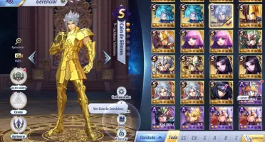 SAINT SEIYA AWAKENING - COM GEMAS AVANÇADAS E LIVROS
