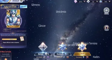 SAINT SEIYA AWAKENING - COM GEMAS AVANÇADAS E LIVROS