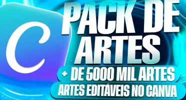 Canva - Pack Completo Com Mais De 5 Mil Arquivos