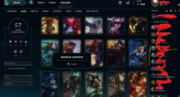 Conta no LOL prata 3