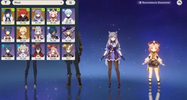 AR26 - Yelan + Aqua Simulacra + Diluc + Keqing