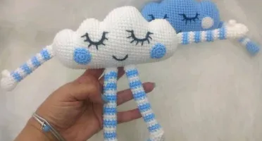 Amigurumi Nuvem de Crochê