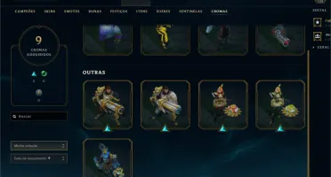gold 4 (platina s7 e s8) 134 skins [todos os dados]