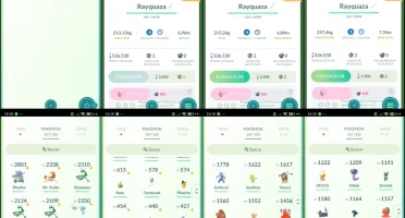 🔥Conta Nível 35 + Raridades De Evento + Rayquaza 2019 C006