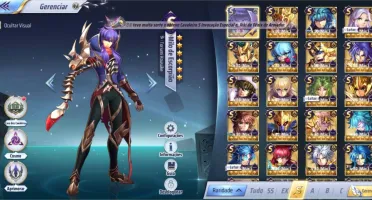 Conta SAINT SEIYA AWAKENING A-92 LVL-70