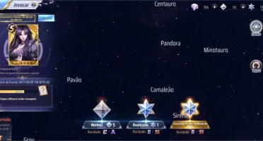 Conta SAINT SEIYA AWAKENING A-92 LVL-70