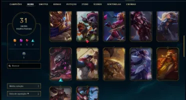 Conta unranked com Janna vitoriosa e Kayle juiza (RARAS)