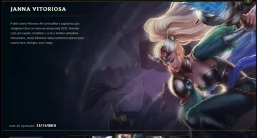 Conta unranked com Janna vitoriosa e Kayle juiza (RARAS)