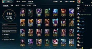 Conta LoL Diamante Solo&Flex+133Campeões +98Skins +144Ícones