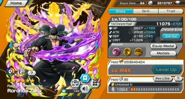 Conta One Piece bounty rush Roger zoro kaido Klawe outros
