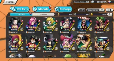Conta One Piece bounty rush Roger zoro kaido Klawe outros