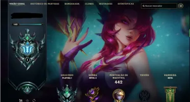 Conta de lol platina 1