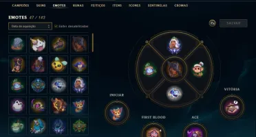 Conta de lol platina 1