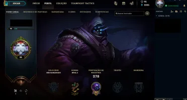 Conta LoL- Level 46 Unranked + 77 Champions