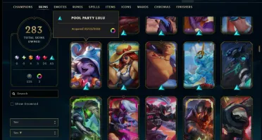 Conta LoL | 283 Skins | 6.8k RP | Lux elementalista c/ borda