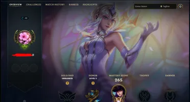 Conta LoL | 283 Skins | 6.8k RP | Lux elementalista c/ borda
