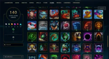Conta LoL | 283 Skins | 6.8k RP | Lux elementalista c/ borda