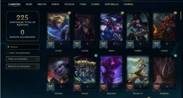 Conta prata 4 com 121 Champs e 117 Skins ( MAIN ADC )
