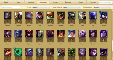 CONTA BRONZE 3 / 100 CHAMPS / 44 SKINS / 9 PAG RUNAS /