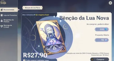 AR 27 Genshin Impact Diluc+Keqing+Tumulo do Lobo+Benção
