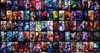 League of Legends conta - Platina e 280 Skins