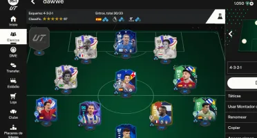 (EAFC 24 PS5) time milionário 97 over com 1050 fcpoints