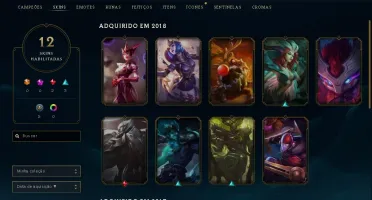 CONTA PLATINA 4 53 HEROES+ 12 SKINS