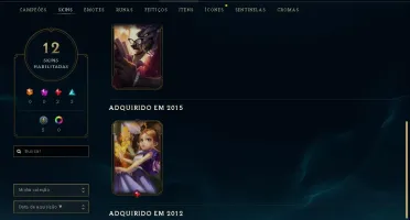 CONTA PLATINA 4 53 HEROES+ 12 SKINS