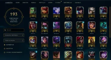 CONTA PLATINA 4 53 HEROES+ 12 SKINS