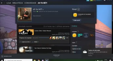 Conta com CS:GO para fazer de main