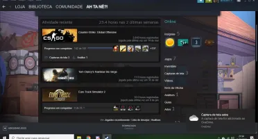 Conta com CS:GO para fazer de main