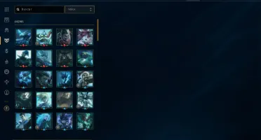 Conta lol todos champs , 189 skins + 107 skins nos espólios