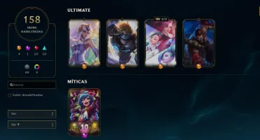 conta lol lvl 381