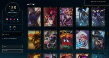 conta lol lvl 381