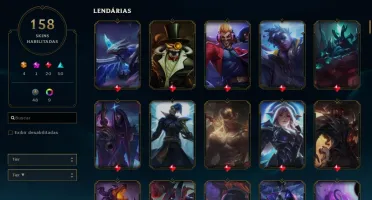 conta lol lvl 381