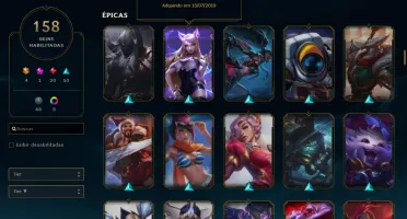 conta lol lvl 381