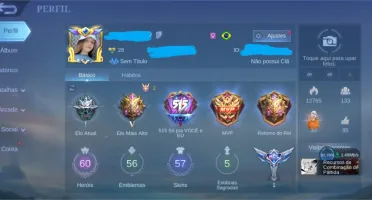 Conta Mobile Legends