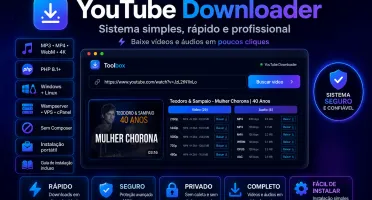 Script YouTube Downloader PHP 8.1 com Interface Profissional
