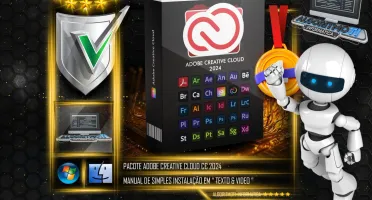 Pacote Adobe CC 2024 - VITALICIO ( Windows MAC M1 M2 M3 )